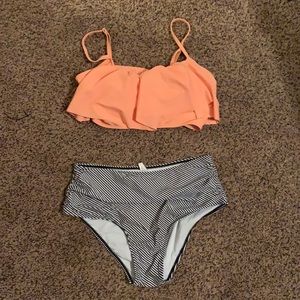 CUPSHE high-waisted bikini